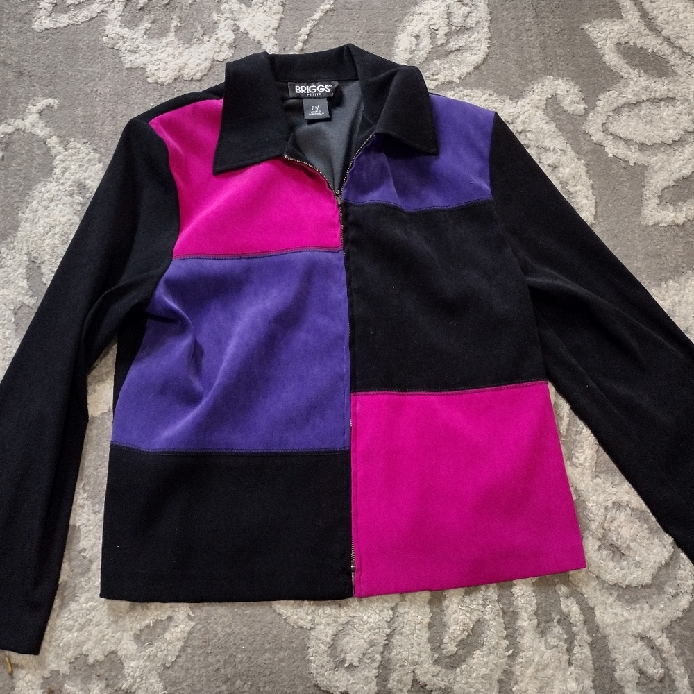 Briggs NY color block jacket - Picture 1 of 3